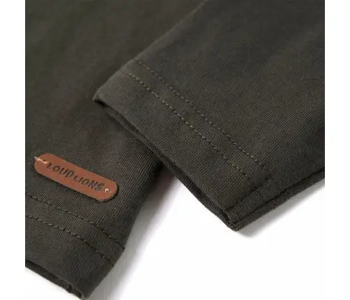 Bērnu Krekls Ar Garām Piedurknēm, Haki, 128