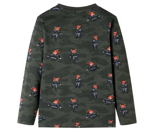 Bērnu Pidžama Ar Garām Piedurknēm, Haki, 92