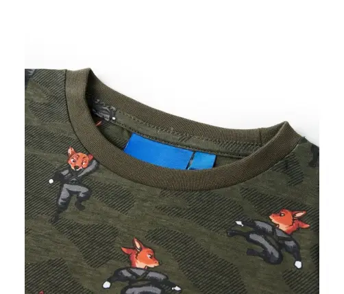 Bērnu Pidžama Ar Garām Piedurknēm, Haki, 92