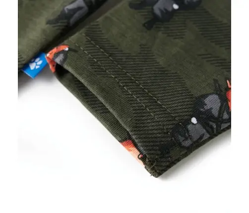 Bērnu Pidžama Ar Garām Piedurknēm, Haki, 92