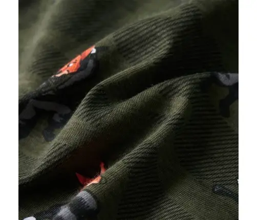 Bērnu Pidžama Ar Garām Piedurknēm, Haki, 92