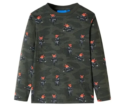 Bērnu Pidžama Ar Garām Piedurknēm, Haki, 116