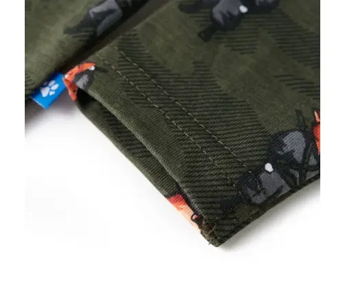 Vaikiška Pižama Ilgomis Rankovėmis, Chaki Spalvos, 128 Dydžio