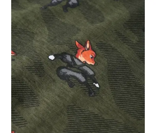 Vaikiška Pižama Ilgomis Rankovėmis, Chaki Spalvos, 128 Dydžio