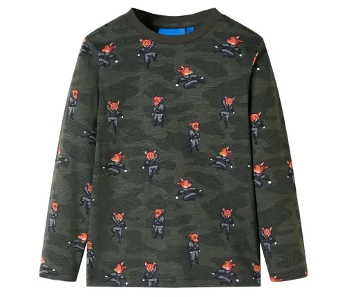 Bērnu Pidžama Ar Garām Piedurknēm, Haki, 140