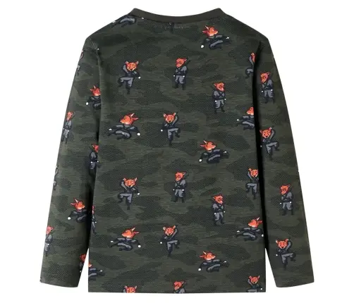 Bērnu Pidžama Ar Garām Piedurknēm, Haki, 140