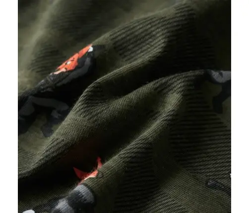 Bērnu Pidžama Ar Garām Piedurknēm, Haki, 140