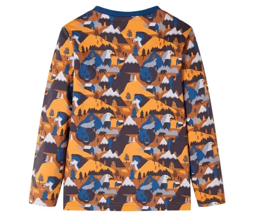 Pikkade Varrukatega Laste Pidžaamad, Konjakipruun, 92