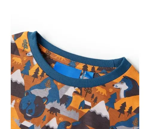 Pikkade Varrukatega Laste Pidžaamad, Konjakipruun, 92