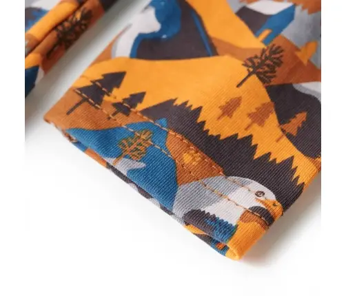 Vaikiška Pižama Ilgomis Rankovėmis, Smėlio Spalvos, 104 Dydžio