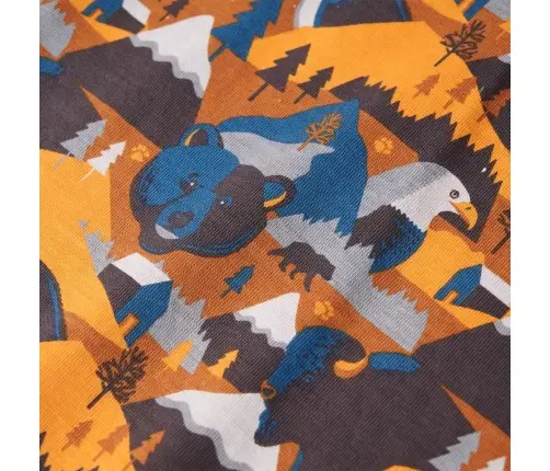 Bērnu Pidžama Ar Garām Piedurknēm, Konjaka Krāsā, 116