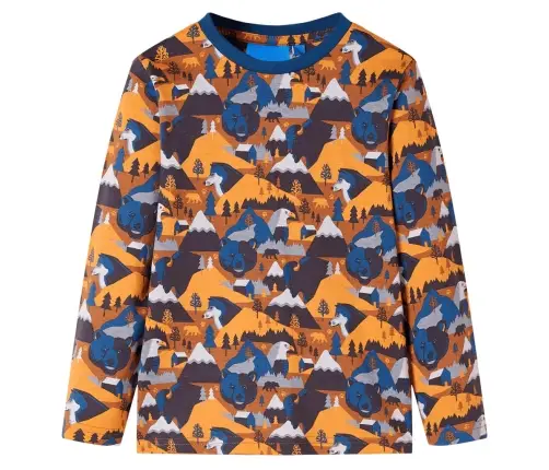 Pikkade Varrukatega Laste Pidžaamad, Konjakipruun, 128