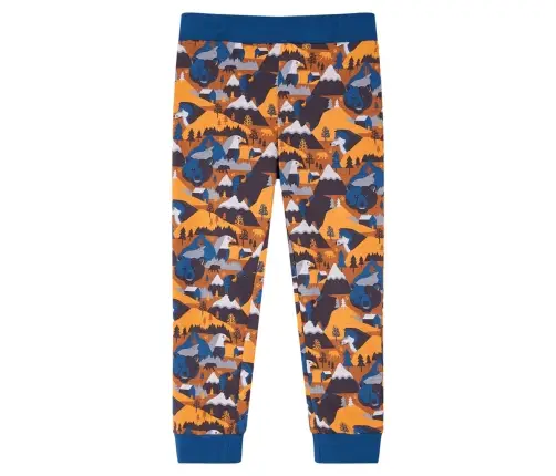 Pikkade Varrukatega Laste Pidžaamad, Konjakipruun, 128