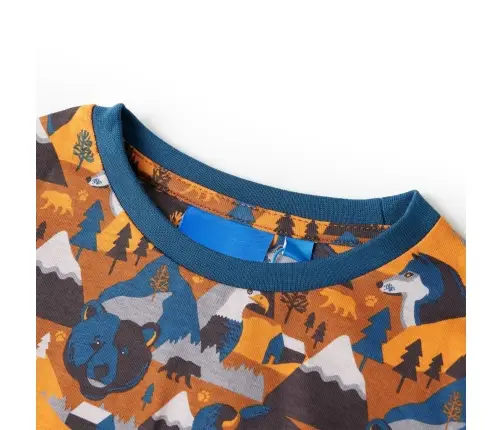 Pikkade Varrukatega Laste Pidžaamad, Konjakipruun, 128