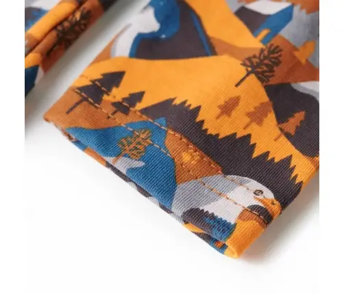 Pikkade Varrukatega Laste Pidžaamad, Konjakipruun, 128