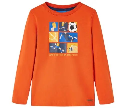 Pikkade Varrukatega Lastesärk, Oranž, 104