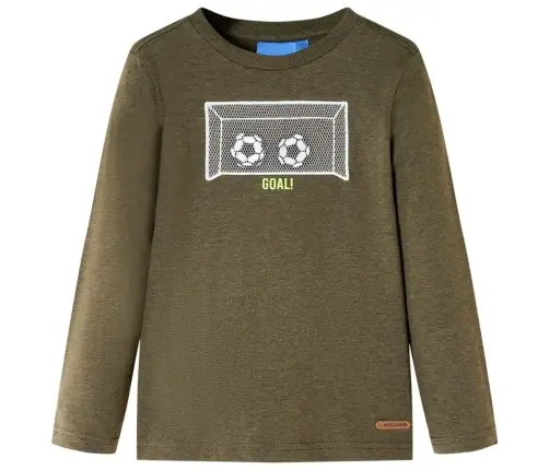 Bērnu Krekls Ar Garām Piedurknēm, Haki, 104