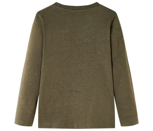 Bērnu Krekls Ar Garām Piedurknēm, Haki, 116