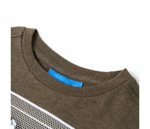 Bērnu Krekls Ar Garām Piedurknēm, Haki, 116