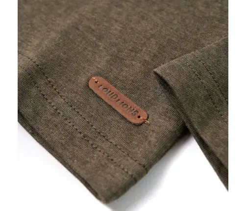 Bērnu Krekls Ar Garām Piedurknēm, Haki, 116