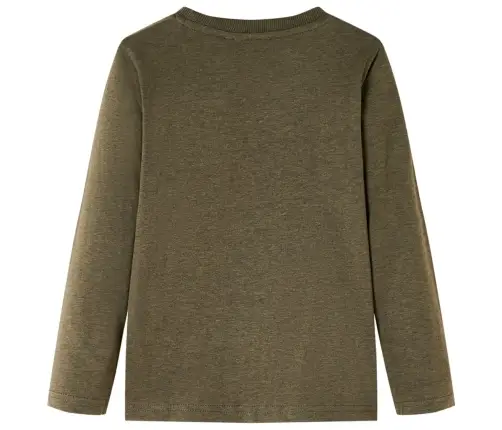 Bērnu Krekls Ar Garām Piedurknēm, Haki, 128