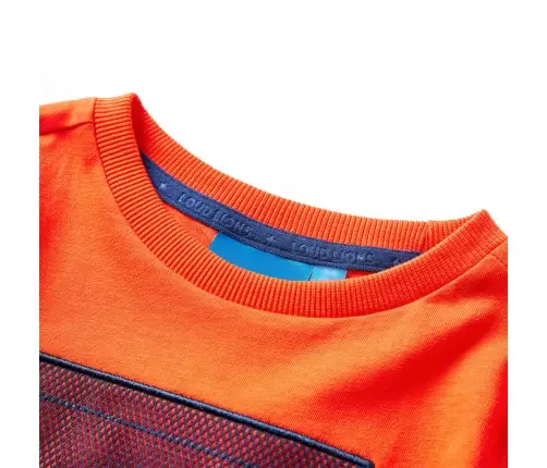 Vaikiški Marškinėliai Ilgomis Rankovėmis, Oranžiniai, 116 Dydžio
