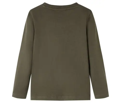 Bērnu Krekls Ar Garām Piedurknēm, Haki, 116