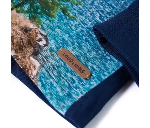 Bērnu Krekls Ar Garām Piedurknēm, Tumši Zils, 104