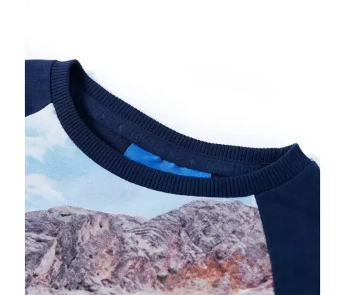 Pikkade Varrukatega Lastesärk, Tumesinine, 116