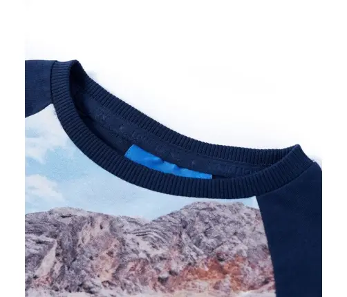 Pikkade Varrukatega Lastesärk, Tumesinine, 128