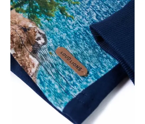 Pikkade Varrukatega Lastesärk, Tumesinine, 128