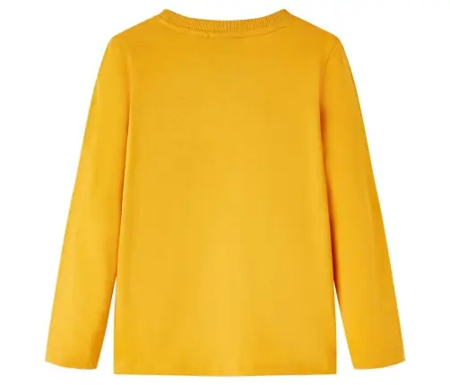 Bērnu Krekls Ar Garām Piedurknēm, Dzeltenbrūns, 92