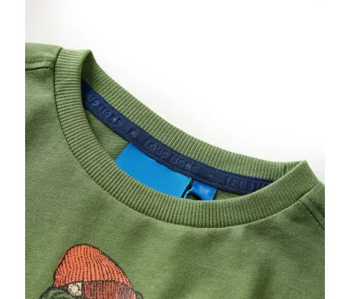 Bērnu Krekls Ar Garām Piedurknēm, Gaiša Haki, 104