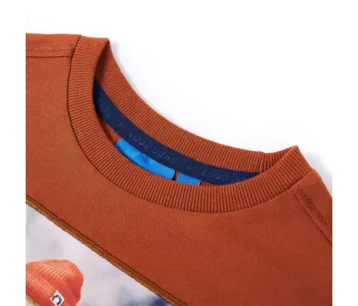 Bērnu Krekls Ar Garām Piedurknēm, Koši Oranžs, 104