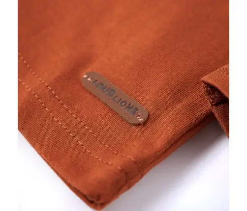 Bērnu Krekls Ar Garām Piedurknēm, Koši Oranžs, 104