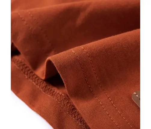 Vaikiški Marškinėliai Ilgomis Rankovėmis, Oranžiniai, 128 Dydžio