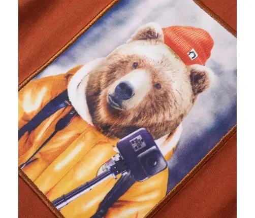 Pikkade Varrukatega Lastesärk, Tumeoranž, 140