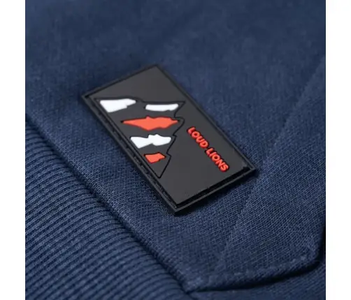 Bērnu Džemperis Ar Kapuci, Zils Un Oranžs, 116