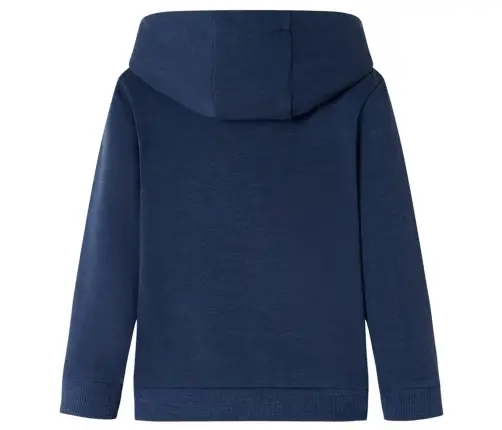 Bērnu Džemperis Ar Kapuci, Zils Un Oranžs, 128