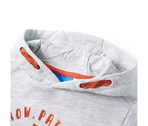 Bērnu Džemperis Ar Kapuci, Pelēks Un Oranžs, 92