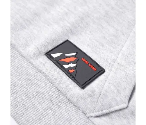 Bērnu Džemperis Ar Kapuci, Pelēks Un Oranžs, 116