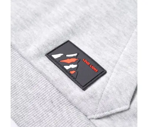 Bērnu Džemperis Ar Kapuci, Pelēks Un Oranžs, 128