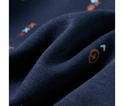 Vaikiškas Sportinis Megztinis, Tamsiai Mėlynos Mišinys, 140 Dydžio