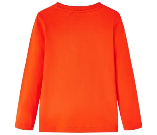 Vaikiški Marškinėliai Ilgomis Rankovėmis, Oranžiniai, 116 Dydžio