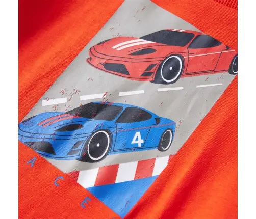 Vaikiški Marškinėliai Ilgomis Rankovėmis, Oranžiniai, 116 Dydžio