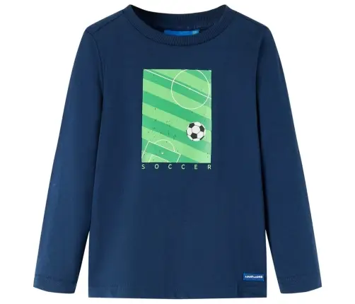 Bērnu Krekls Ar Garām Piedurknēm, Tumši Zils, 92