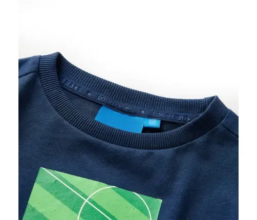 Vaikiški Marškinėliai Ilgomis Rankovėmis, Tamsiai Mėlyni, 104 Dydžio