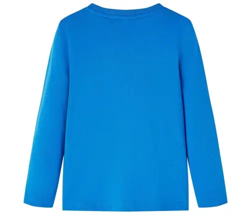 Bērnu Krekls Ar Garām Piedurknēm, Koši Zils, 116