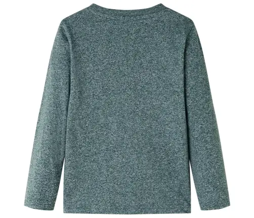 Bērnu Krekls Ar Garām Piedurknēm, Tumšs Zaļš, 92