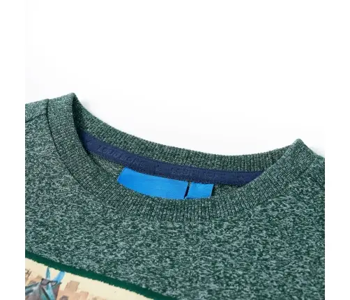 Pikkade Varrukatega Lastesärk, Tumeroheline, 116